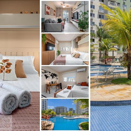 2 Quartos Com Varanda A 300M Riocentro Wi-Fi 120Mbps E Cozinha Completa - Condominio Com Piscina, Estacionamento, Portaria 24H E Parquinho Infantil - Apartamento Indicado Para Grupos, Hospedes A Trabalho E Criancas Rio de Janeiro Eksteriør bilde