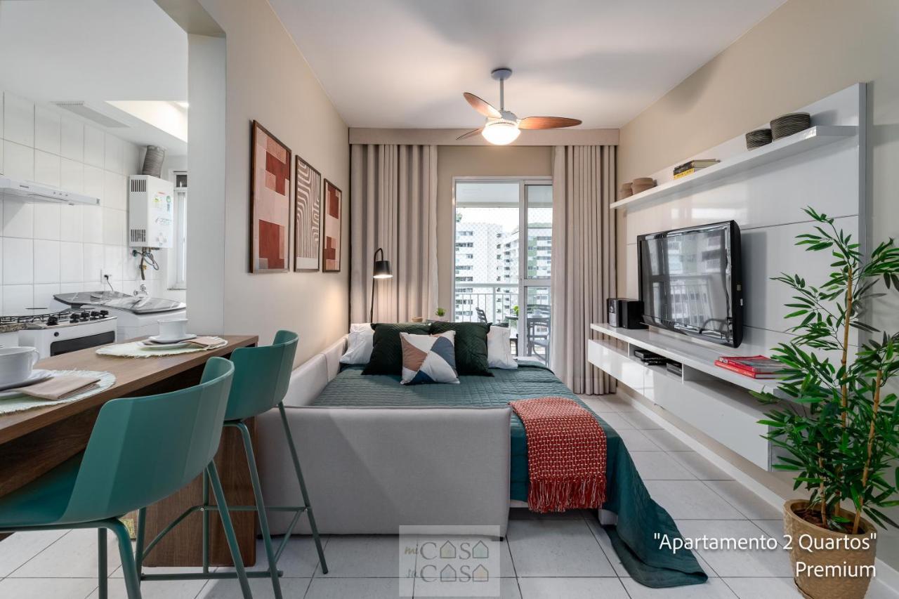 2 Quartos Com Varanda A 300M Riocentro Wi-Fi 120Mbps E Cozinha Completa - Condominio Com Piscina, Estacionamento, Portaria 24H E Parquinho Infantil - Apartamento Indicado Para Grupos, Hospedes A Trabalho E Criancas Rio de Janeiro Eksteriør bilde
