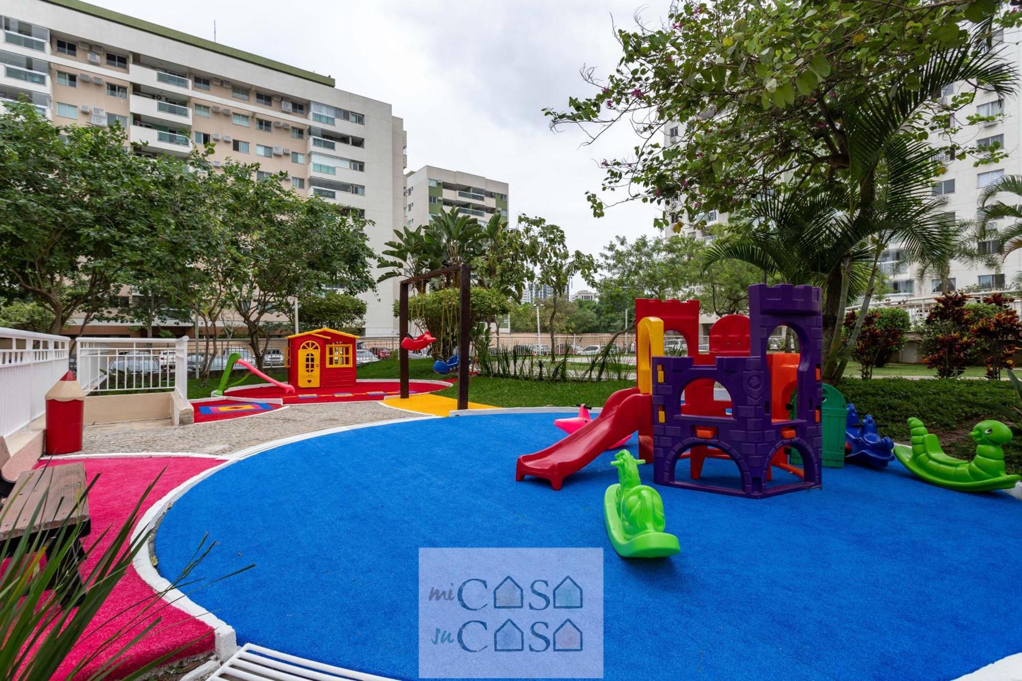2 Quartos Com Varanda A 300M Riocentro Wi-Fi 120Mbps E Cozinha Completa - Condominio Com Piscina, Estacionamento, Portaria 24H E Parquinho Infantil - Apartamento Indicado Para Grupos, Hospedes A Trabalho E Criancas Rio de Janeiro Eksteriør bilde