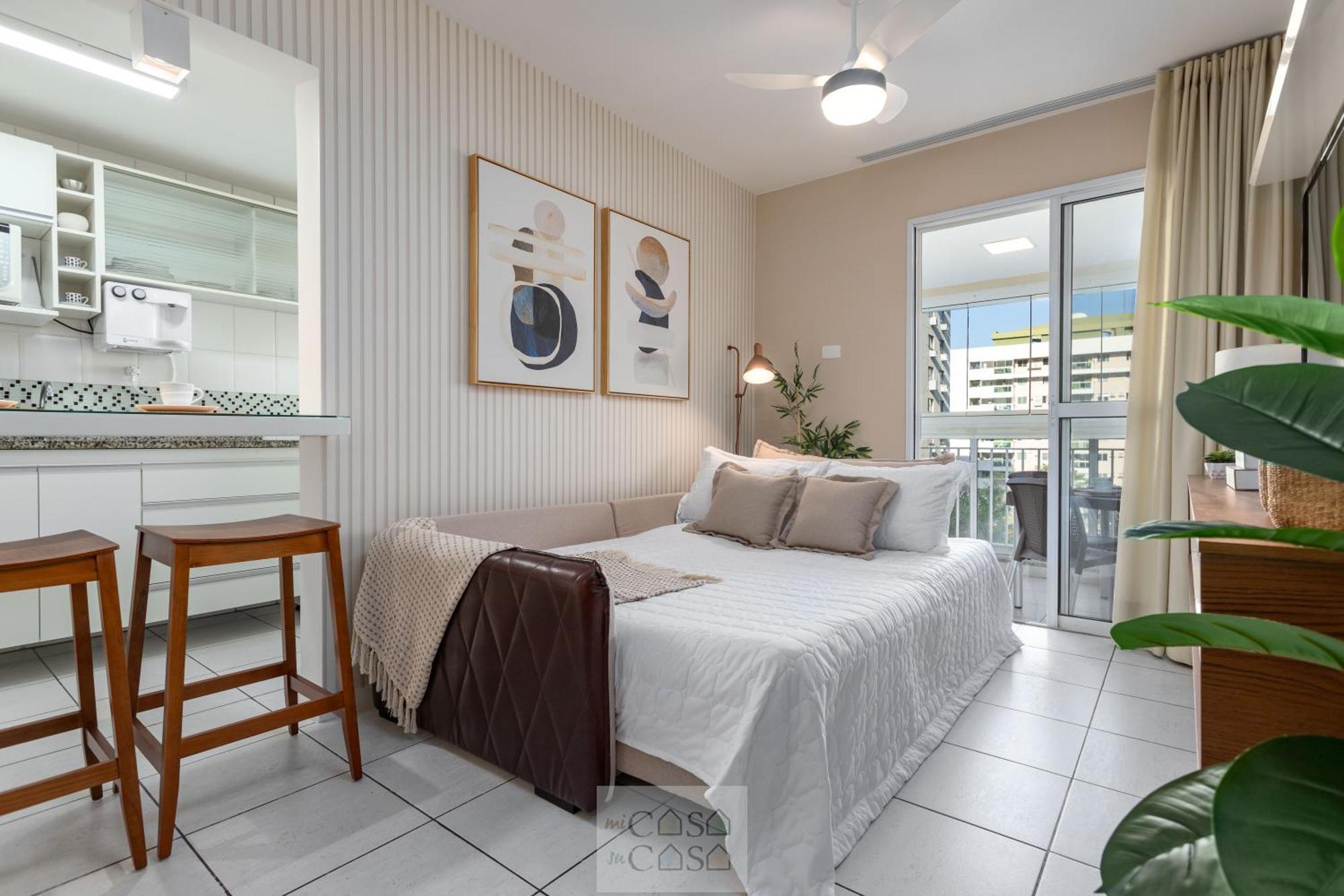 2 Quartos Com Varanda A 300M Riocentro Wi-Fi 120Mbps E Cozinha Completa - Condominio Com Piscina, Estacionamento, Portaria 24H E Parquinho Infantil - Apartamento Indicado Para Grupos, Hospedes A Trabalho E Criancas Rio de Janeiro Rom bilde