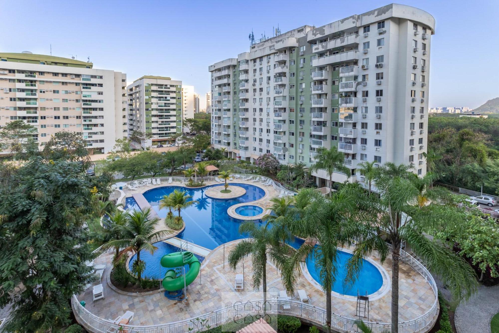 2 Quartos Com Varanda A 300M Riocentro Wi-Fi 120Mbps E Cozinha Completa - Condominio Com Piscina, Estacionamento, Portaria 24H E Parquinho Infantil - Apartamento Indicado Para Grupos, Hospedes A Trabalho E Criancas Rio de Janeiro Eksteriør bilde