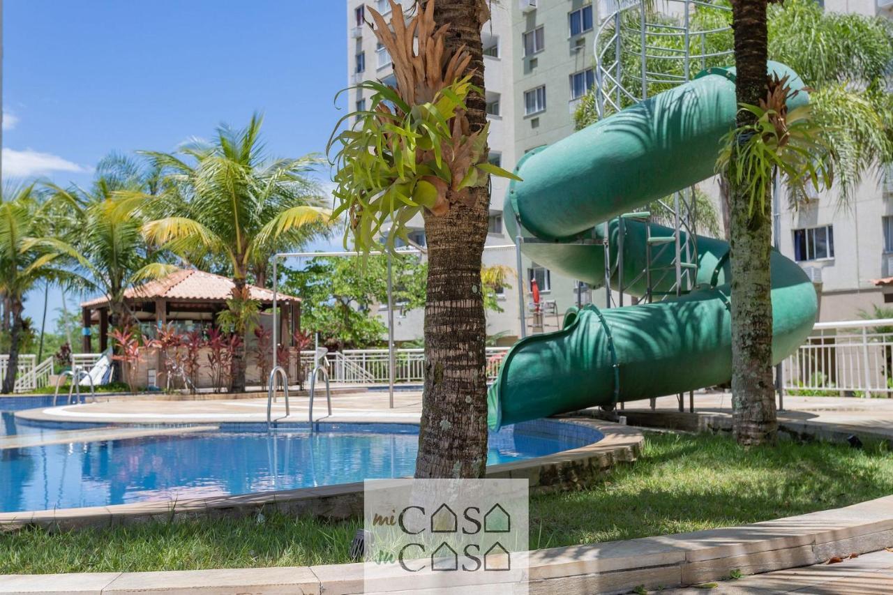 2 Quartos Com Varanda A 300M Riocentro Wi-Fi 120Mbps E Cozinha Completa - Condominio Com Piscina, Estacionamento, Portaria 24H E Parquinho Infantil - Apartamento Indicado Para Grupos, Hospedes A Trabalho E Criancas Rio de Janeiro Eksteriør bilde