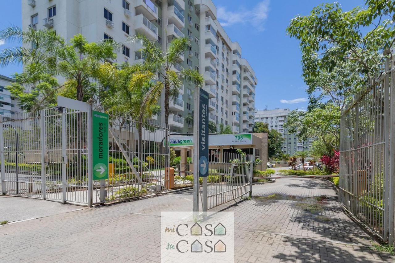 2 Quartos Com Varanda A 300M Riocentro Wi-Fi 120Mbps E Cozinha Completa - Condominio Com Piscina, Estacionamento, Portaria 24H E Parquinho Infantil - Apartamento Indicado Para Grupos, Hospedes A Trabalho E Criancas Rio de Janeiro Eksteriør bilde